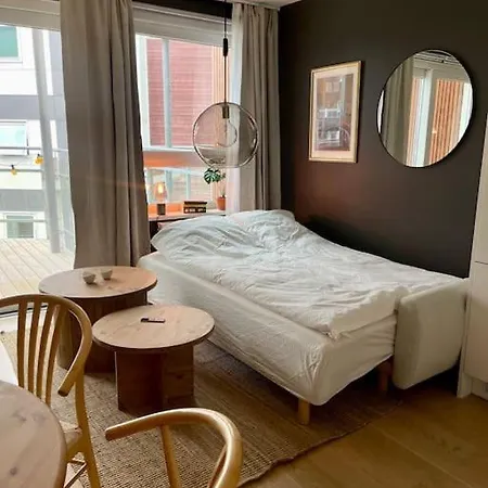 Apartment Nordisk Moderne Med Parkering *